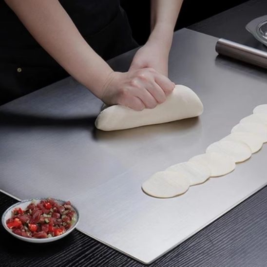 planche à découper inox patisserie
