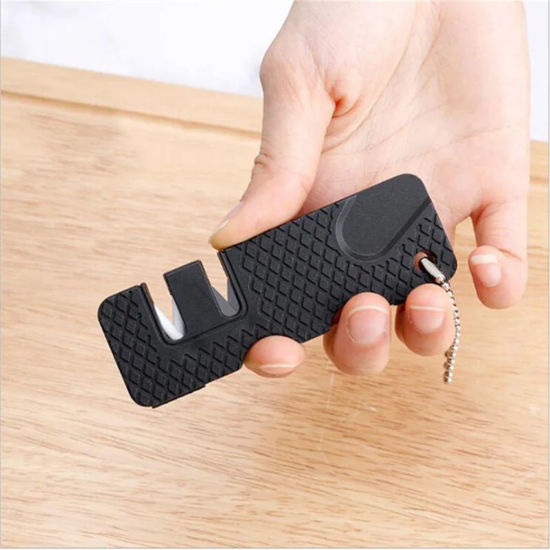 Aiguiseur couteau de poche noir