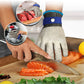 gant anti coupure saumon