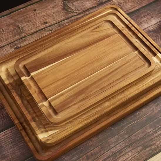 planche à découper acacia trois tailles