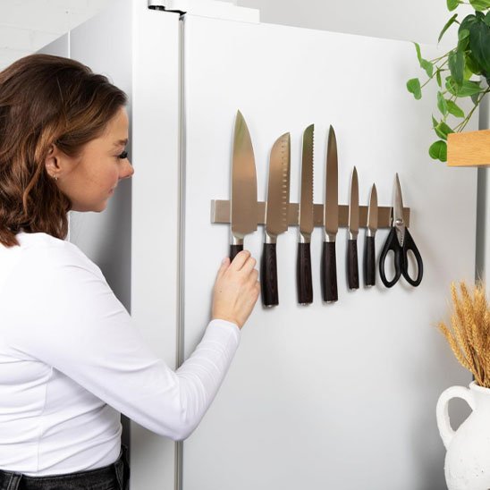 Porte couteaux mural - Ça mijote dans la cocotte