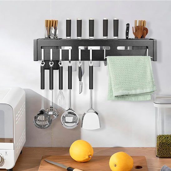 Porte Couteaux mural - Ça mijote dans la cocotte