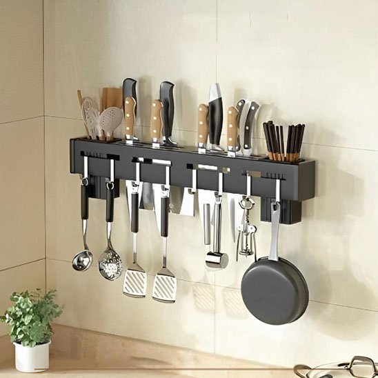 Porte Couteaux mural - Ça mijote dans la cocotte