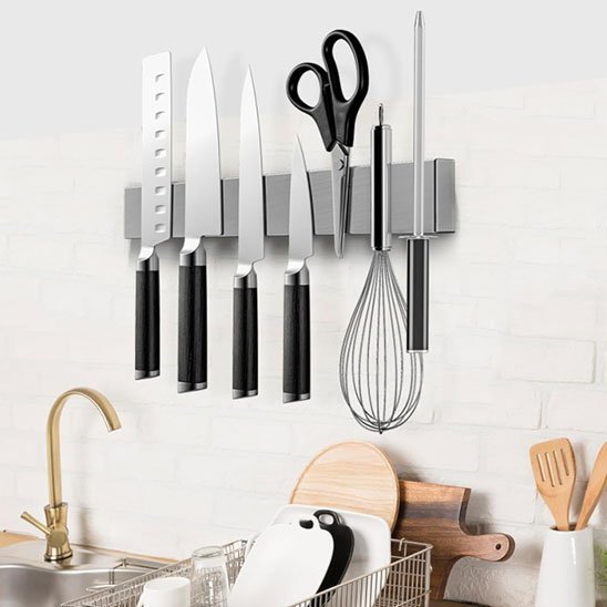 Porte couteaux mural - Ça mijote dans la cocotte